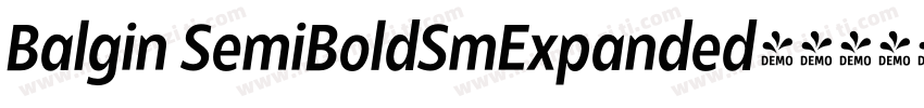 Balgin SemiBoldSmExpanded字体转换